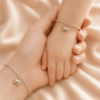 Beloved 兔兔手鍊|親子配戴情境 親子共同配戴 Tru-Mi Beloved 兔兔銀手鍊